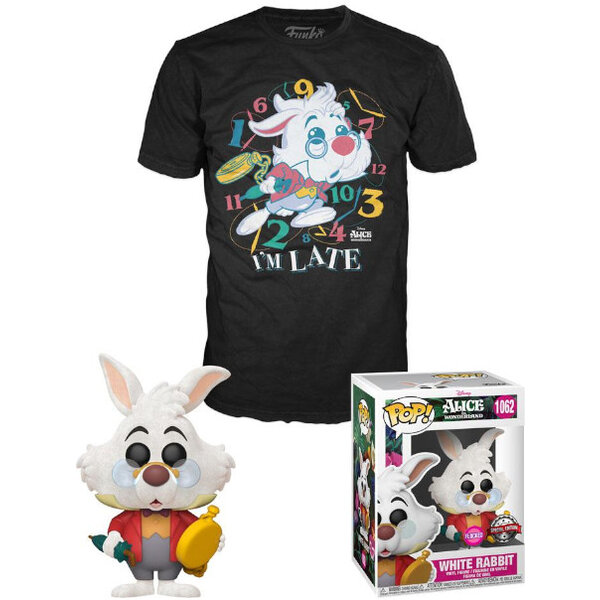 Funko POP! & Tee Box Alice in Wonderland - White Rabbit L