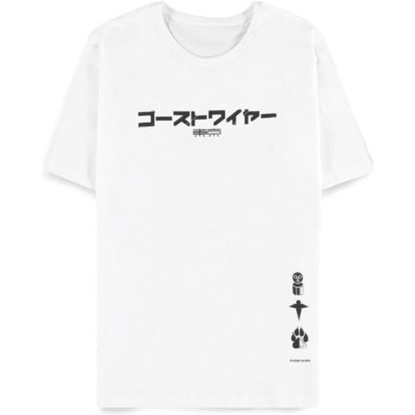 Tričko GhostWire Tokyo - Logo White XL