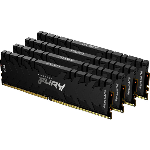 Kingston FURY Renegade 64GB 3600MHz DDR4 CL16 DIMM (4x16GB) 1Gx8 Black