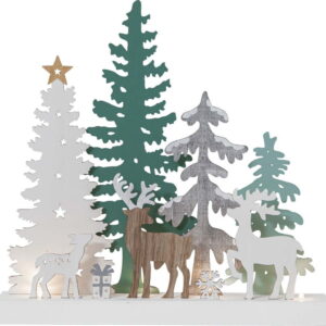 Bílá světelná dekorace s vánočním motivem Reinbek – Star Trading. Nejlepší vtipy na světě na každý den.