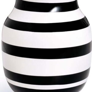 Černo-bílá kameninová váza Kähler Design Omaggio