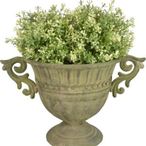 Kovová vysoká váza na květiny Esschert Design. Nejlepší vtipy na světě na každý den.