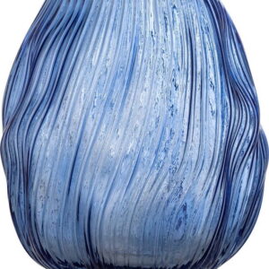 Modrá skleněná váza Leyla – Bloomingville. Nejlepší vtipy na světě na každý den.