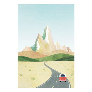 Plakát 30x40 cm Patagonia - Travelposter. Nejlepší vtipy na světě na každý den.