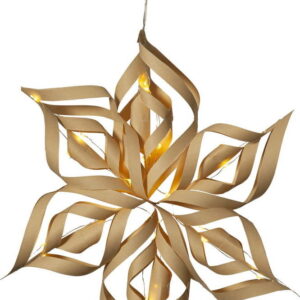 Světelná dekorace s vánočním motivem ve zlaté barvě Bella – Star Trading. Nejlepší vtipy na světě na každý den.